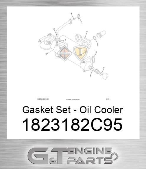 1823182C95 Gasket Set - Oil Cooler