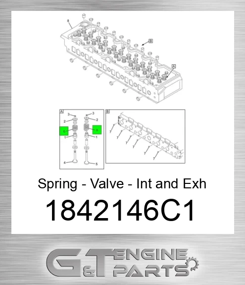 1842146C1 Spring - Valve - Int and Exh
