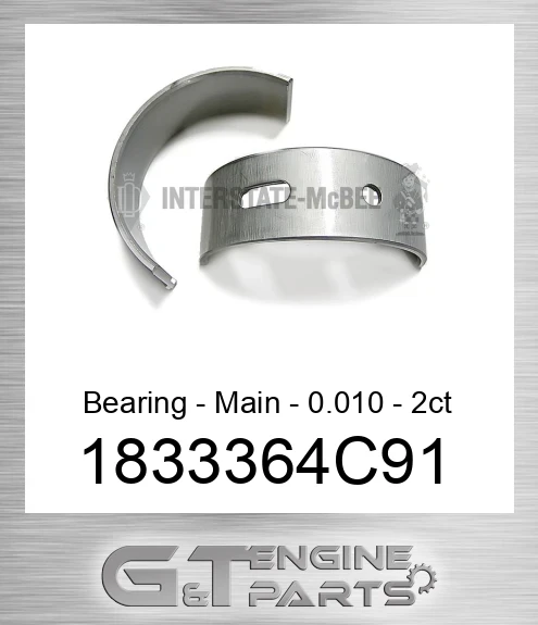 1833364C91 Bearing - Main - 0.010 - 2ct