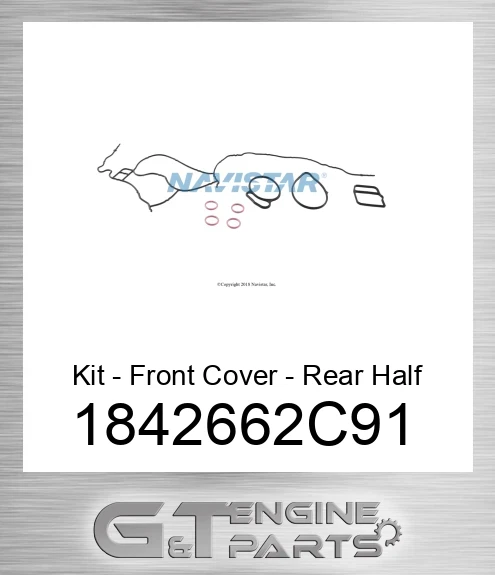 1842662C91 Kit - Front Cover - Rear Half