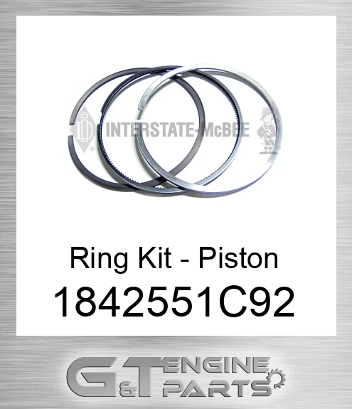 1842551C92 Ring Kit - Piston