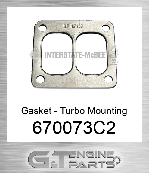 670073C2 Gasket - Turbo Mounting
