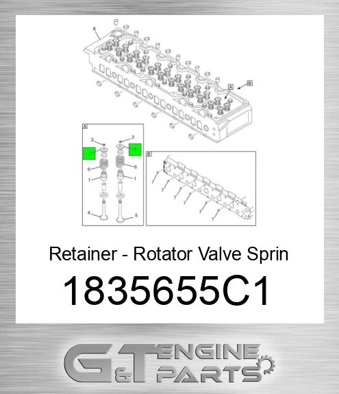 1835655C1 Retainer - Rotator Valve Sprin