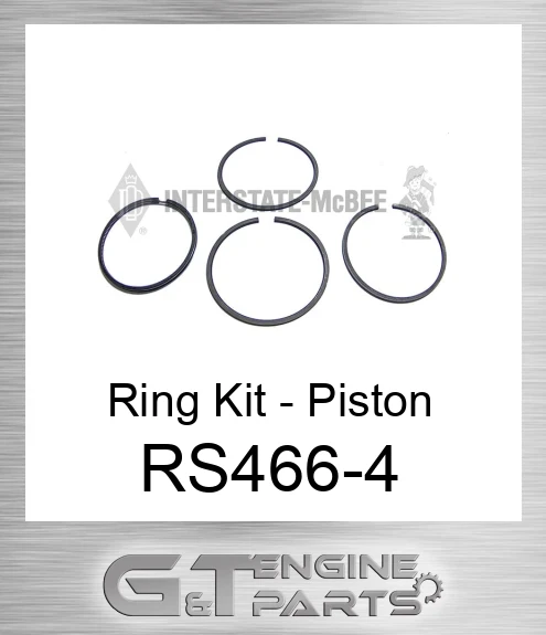 RS466-4 Ring Kit - Piston