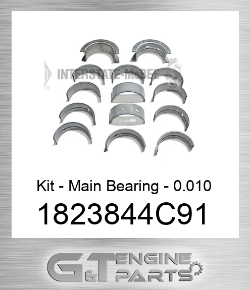 1823844C91 Kit - Main Bearing - 0.010