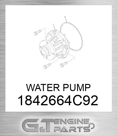 1842664C92 Water Pump DT466E