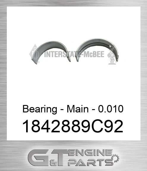 1842889C92 Bearing - Main - 0.010