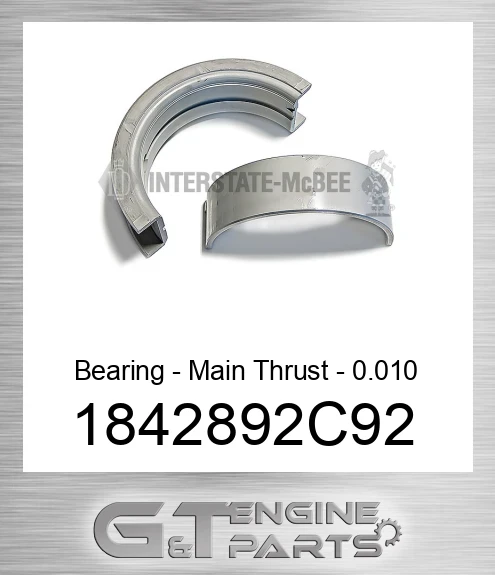 1842892C92 Bearing - Main Thrust - 0.010
