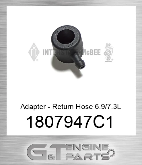 1807947C1 Adapter - Return Hose 6.9/7.3L