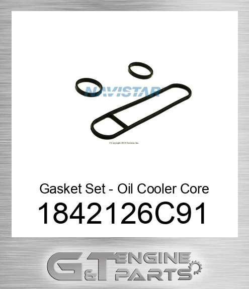 1842126C91 Gasket Set - Oil Cooler Core