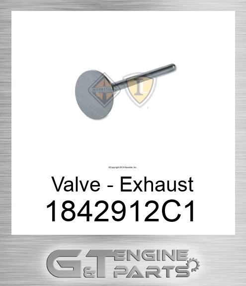 1842912C1 Valve - Exhaust
