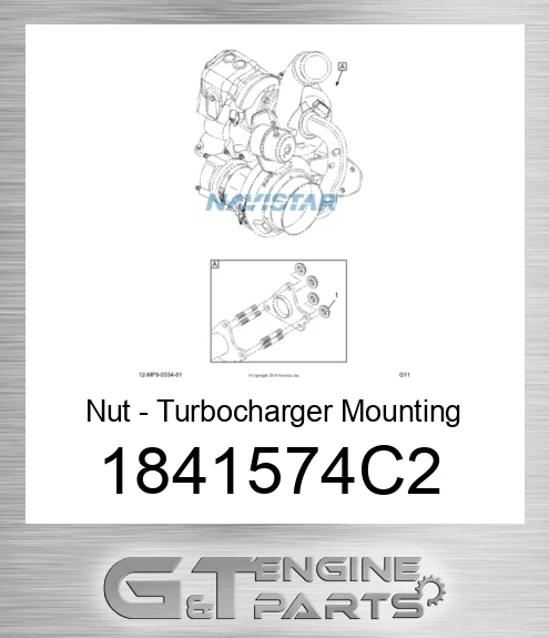 1841574C2 Nut - Turbocharger Mounting