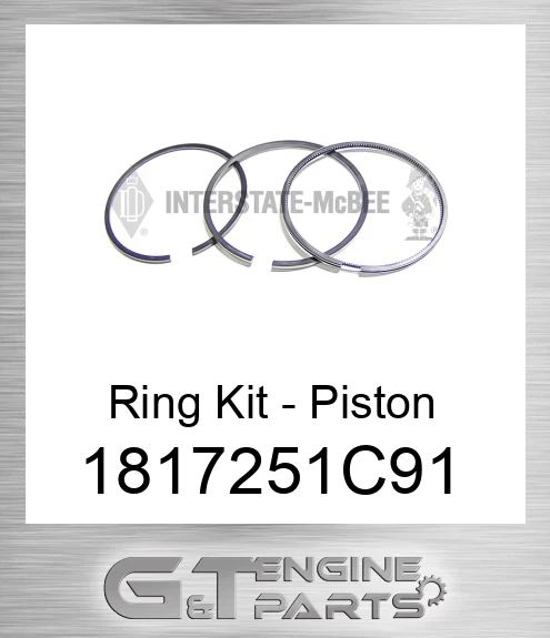 1817251C91 Ring Kit - Piston