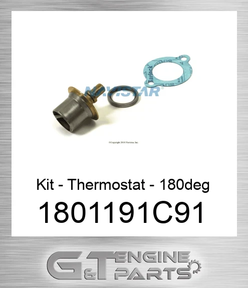 1801191C91 Kit - Thermostat - 180deg