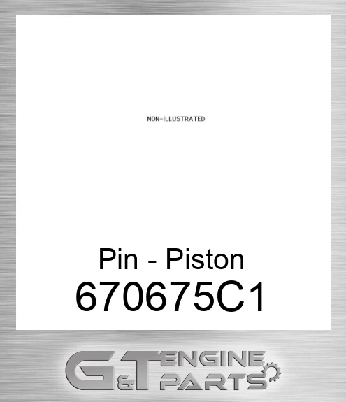 670675C1 Pin - Piston