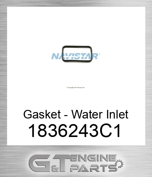 1836243C1 Gasket - Water Inlet