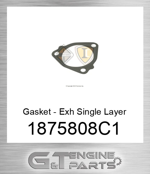 1875808C1 Gasket - Exh Single Layer