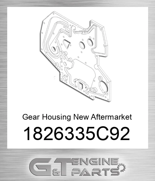1826335c92 Gear Housing New Aftermarket