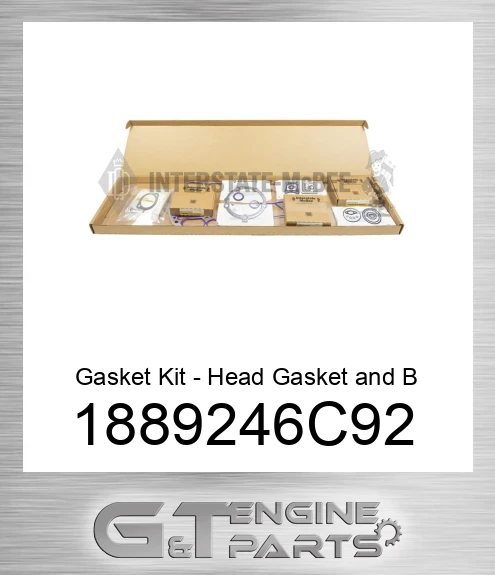 1889246C92 Gasket Kit - Head Gasket and B