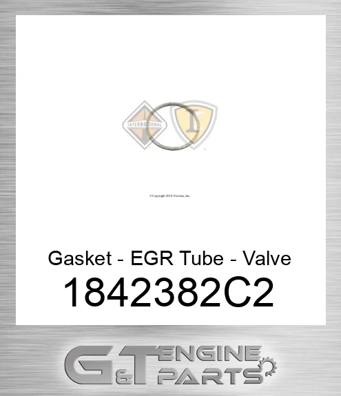 1842382C2 Gasket - EGR Tube - Valve