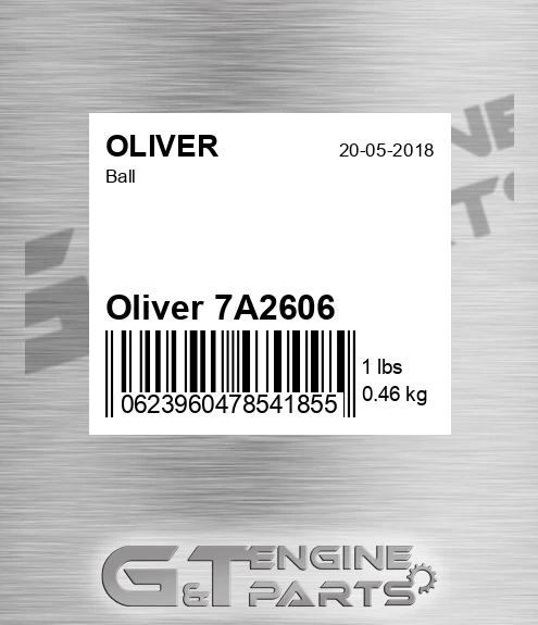 Oliver 7A2606 Ball
