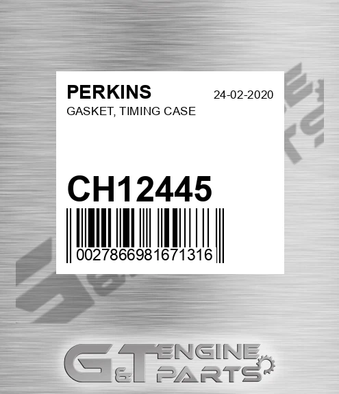 CH12445 GASKET, TIMING CASE