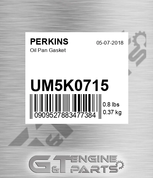 UM5K0715 Oil Pan Gasket