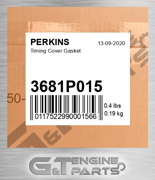 3681P015 Timing Cover Gasket