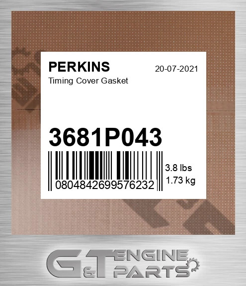3681P043 Timing Cover Gasket