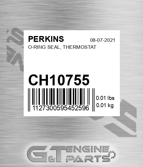 CH10755 O-RING SEAL, THERMOSTAT