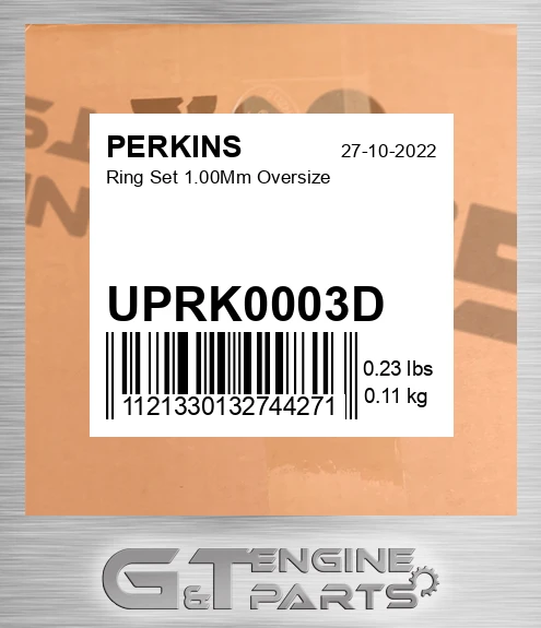 UPRK0003D PISTON RING SET - 1.00MM