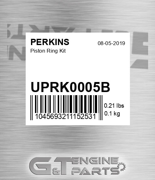 UPRK0005B Piston Ring Kit