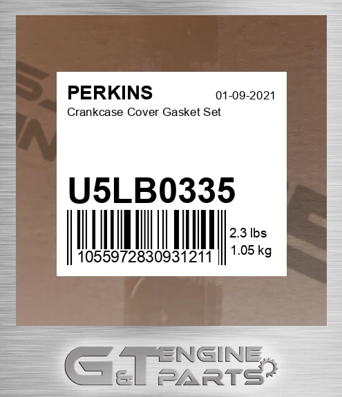 U5LB0335 Crankcase Cover Gasket Set