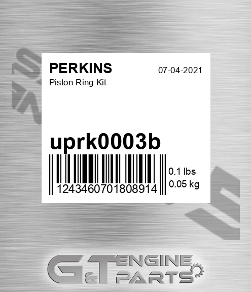 UPRK0003B PISTON RING SET - 0.50MM