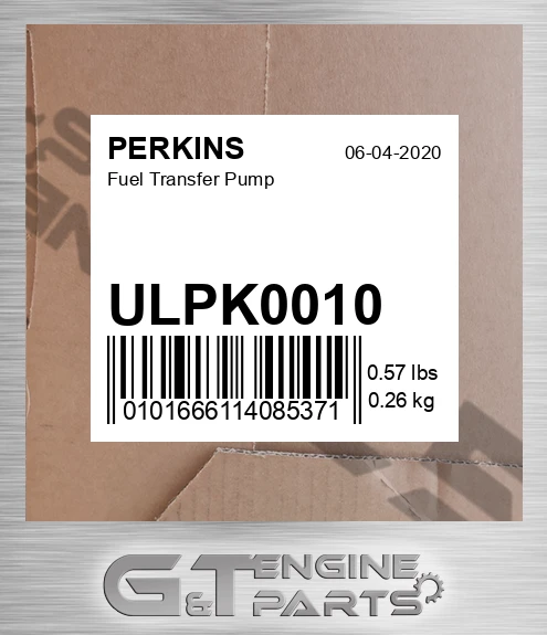 ULPK0010 PUMP, FUEL LIFT - 2 HOLES