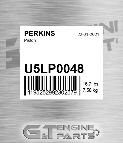 U5LP0048 Piston