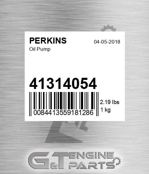 41314054 Perkins Oil Pump