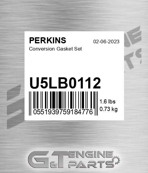 U5LB0112 Conversion Gasket Set