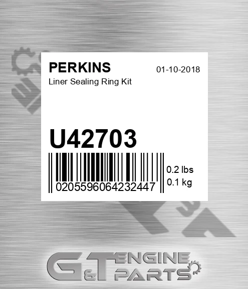U42703 Liner Sealing Ring Kit