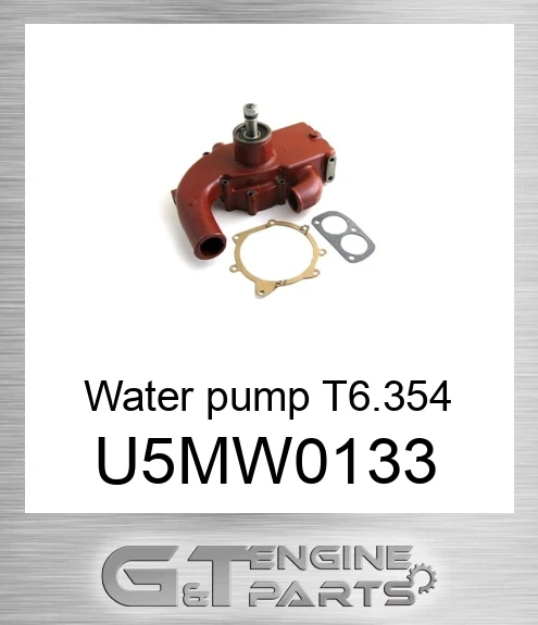 U5MW0133 Water pump T6.354 made to fit Perkins | Price: $140.