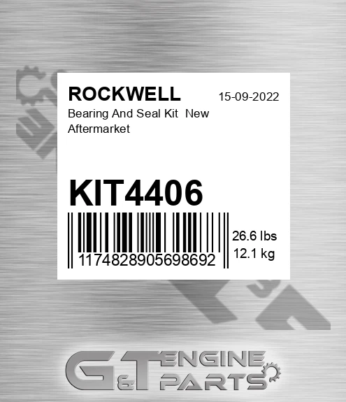 KIT4406 Bearing And Seal Kit New Aftermarket