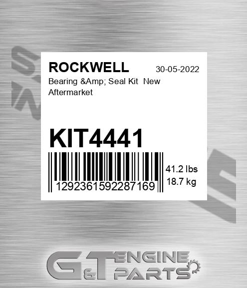 KIT4441 Bearing &Amp; Seal Kit New Aftermarket