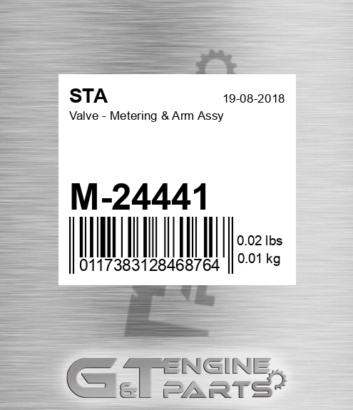 M-24441 Valve - Metering & Arm Assy
