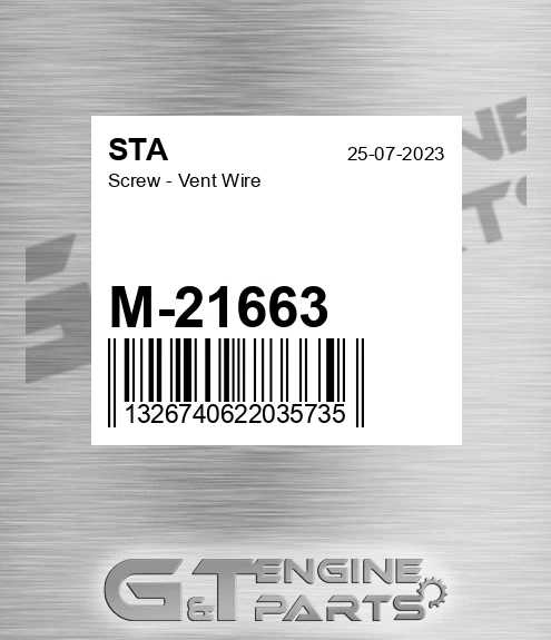 M-21663 Screw - Vent Wire