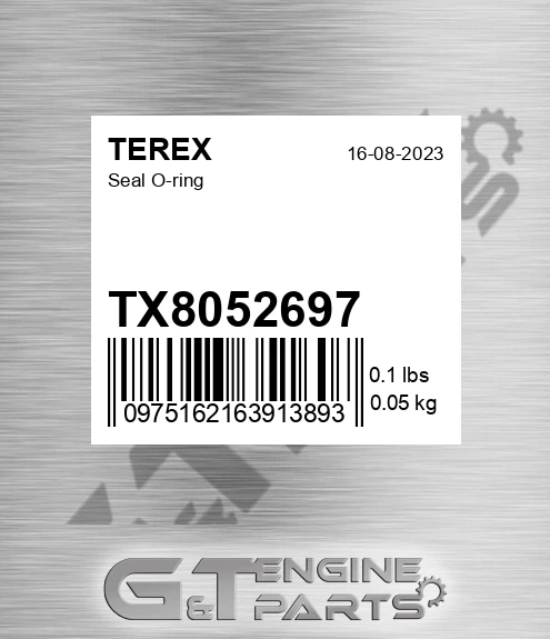 TX8052697 Seal O-ring
