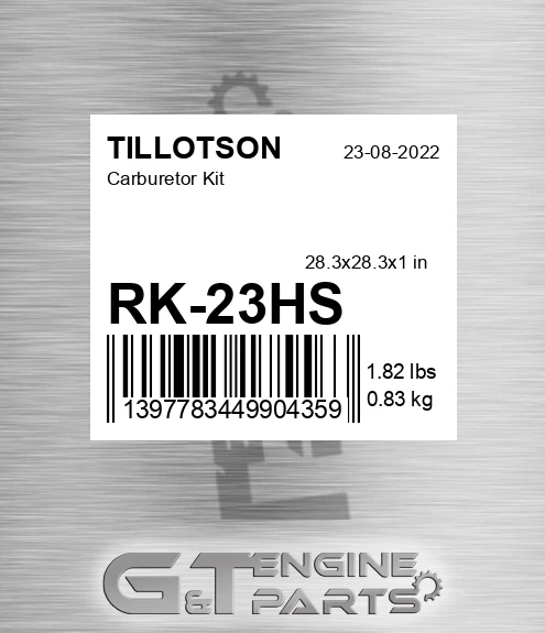 RK-23HS Carburetor Kit
