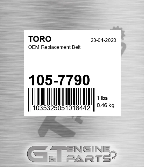 105-7790 OEM Replacement Belt
