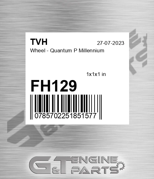 FH129 Wheel - Quantum P Millennium