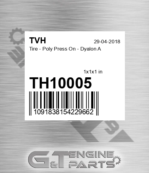 TH10005 Tire - Poly Press On - Dyalon A