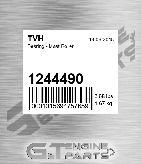 1244490 Bearing - Mast Roller